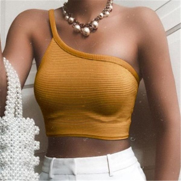 women's tanks & camis brand 2021 casual vests with irregular shoulder straps in summer fashion solid color short jacket, White
women's tanks & camis brand 2021 casual vests with irregular shoulder straps in summer fashion solid color short jacket, White