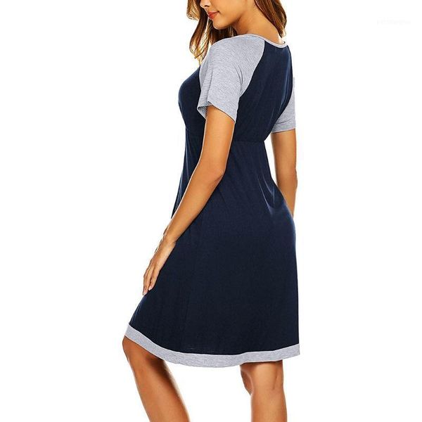 maternity dresses fashion short sleeve cotton blends nursing ladies pregnant women stitching color baby nightdress breastfeeding1, White
maternity dresses fashion short sleeve cotton blends nursing ladies pregnant women stitching color baby nightdress breastfeeding1, White