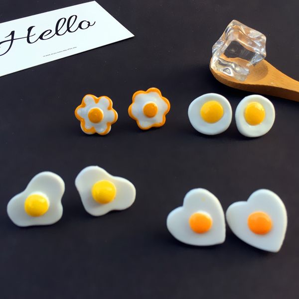 stud 2021 trend cute earrings for women cartoon fried and poached funny fashion jewelry gifts the year1, Golden;silver
stud 2021 trend cute earrings for women cartoon fried and poached funny fashion jewelry gifts the year1, Golden;silver