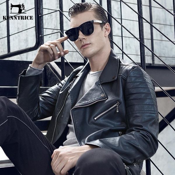 men's fur & faux kenntrice male leather jacket brand punk moto winter mens jackets classic brown autumn pu motorcycle coat, Black
men's fur & faux kenntrice male leather jacket brand punk moto winter mens jackets classic brown autumn pu motorcycle coat, Black
