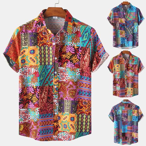 men's casual shirts 2021 arrival fashion hawaiian one button wild printed short-sleeve blouses daily tee camisas, White;black
men's casual shirts 2021 arrival fashion hawaiian one button wild printed short-sleeve blouses daily tee camisas, White;black