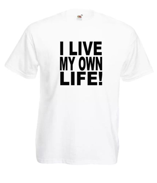 i live my own life tee xmas gift idea mens women t shirts multi-color s-2xl, White;black
i live my own life tee xmas gift idea mens women t shirts multi-color s-2xl, White;black
