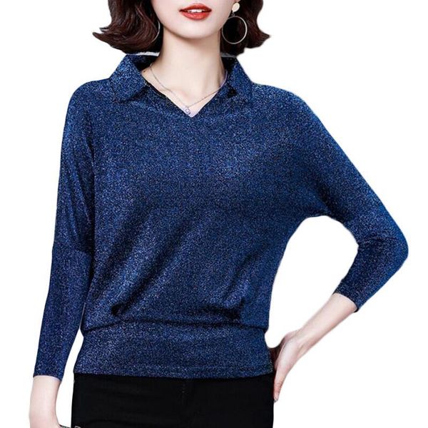 women's blouses & shirts shiny lurex lace blouse women korean v-neck bat sleeve bright silk plus size camisas mujer, White
women's blouses & shirts shiny lurex lace blouse women korean v-neck bat sleeve bright silk plus size camisas mujer, White