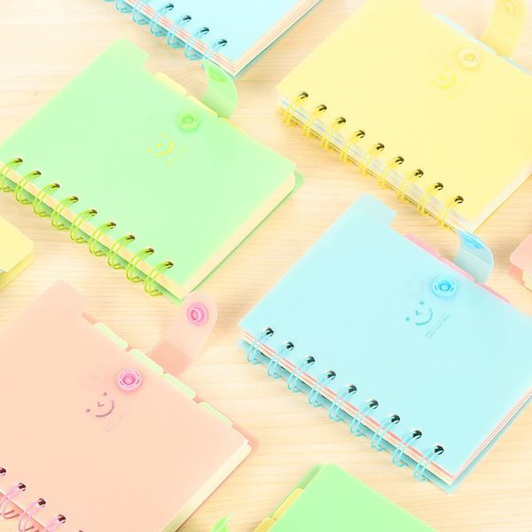 bookmark 1pcs creative stationery small smile coil book notebook office homework portable notepad handbook
bookmark 1pcs creative stationery small smile coil book notebook office homework portable notepad handbook