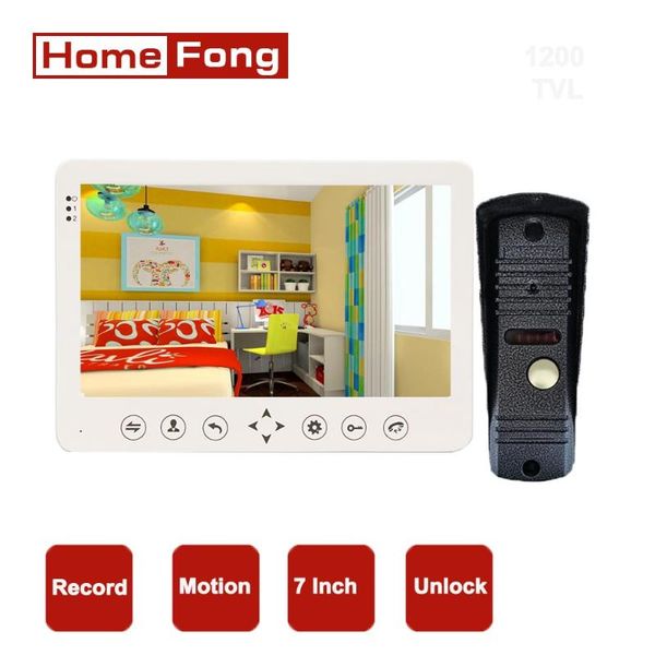 homefong 7 inch wired video intercom system doorbell camera with monitor door phone 1200tvl unlock sd card motion alarm phones
homefong 7 inch wired video intercom system doorbell camera with monitor door phone 1200tvl unlock sd card motion alarm phones