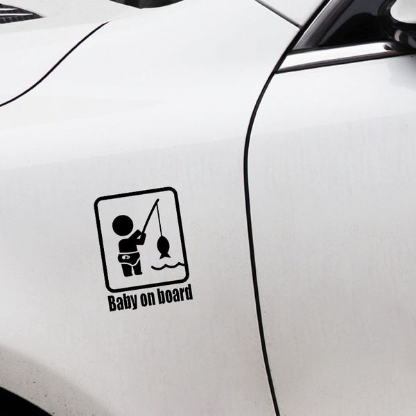 11*15.2cm baby on board fishing fashion vinyl car sticker funny personality window decals
11*15.2cm baby on board fishing fashion vinyl car sticker funny personality window decals