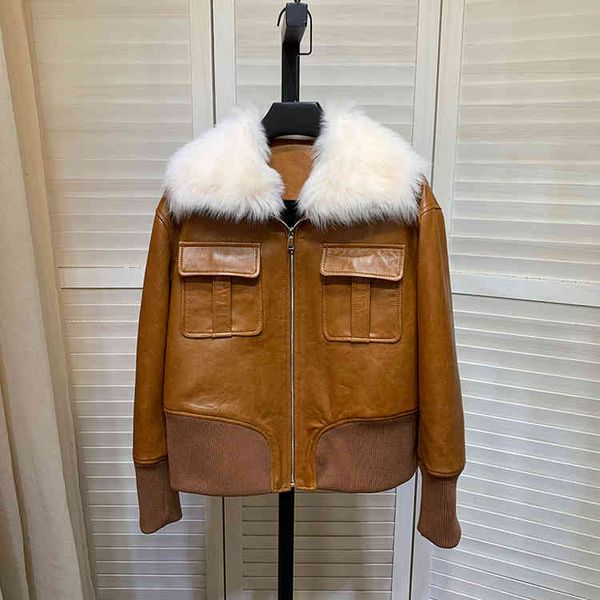 women's jackets women fancy winter fur turtlenecks genuine leather lamb real warm coat c737, Black;brown
women's jackets women fancy winter fur turtlenecks genuine leather lamb real warm coat c737, Black;brown