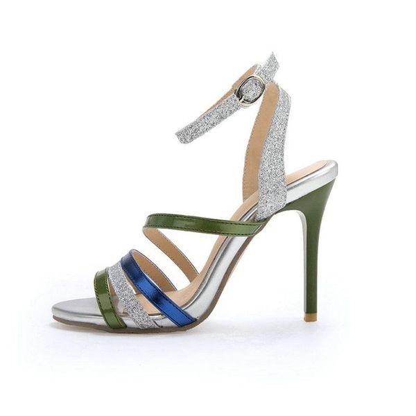 sandals sianie tianie 2022 summer open toe silver glitter 12cm super thin high heels women party wedding gladiator, Black
sandals sianie tianie 2022 summer open toe silver glitter 12cm super thin high heels women party wedding gladiator, Black
