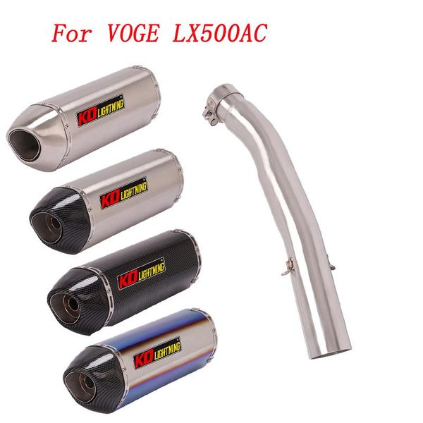 motorcycle exhaust system slip on mid link pipe and 51mm vent tube stainless steel for voge lx500ac all years
motorcycle exhaust system slip on mid link pipe and 51mm vent tube stainless steel for voge lx500ac all years