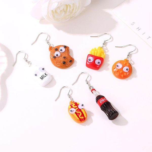 dangle & chandelier cute milk biscuit coke burger drop earrings for women resin fun fashion snacks eyes jewelry student girls birthday, Silver
dangle & chandelier cute milk biscuit coke burger drop earrings for women resin fun fashion snacks eyes jewelry student girls birthday, Silver