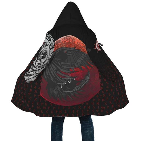 men's wool & blends viking cloak raven blood moon style 3d printed hoodie for men women winter fleece wind breaker warm hood, Black
men's wool & blends viking cloak raven blood moon style 3d printed hoodie for men women winter fleece wind breaker warm hood, Black