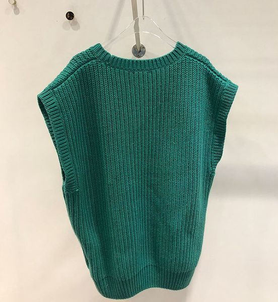 sweater 2021 autumn and winter fashion all-match letter printing thick needle wool vest 75fd, White;black
sweater 2021 autumn and winter fashion all-match letter printing thick needle wool vest 75fd, White;black