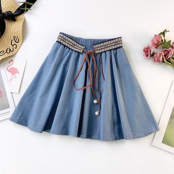 skirts 2021 spring fashion women skirt vintage retro female high waist pleated tutu mini denim flared belt saia femininas, Black
skirts 2021 spring fashion women skirt vintage retro female high waist pleated tutu mini denim flared belt saia femininas, Black