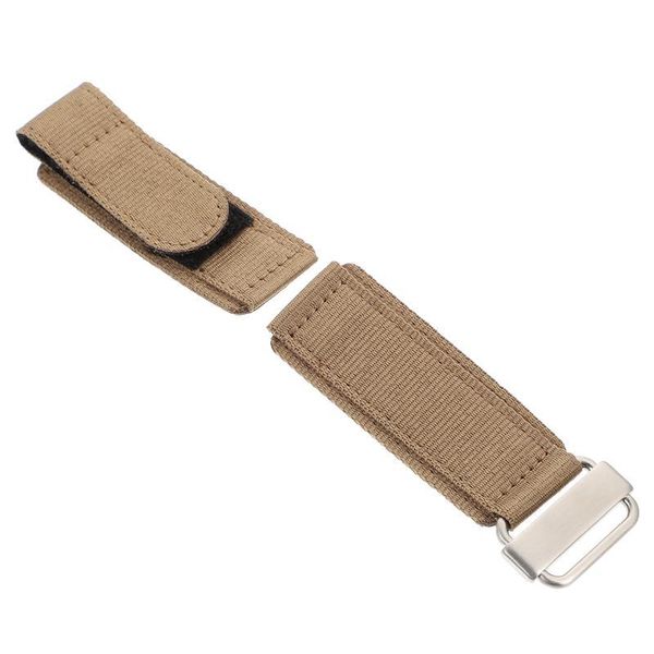 watch bands nylon watchband durable strap flexible hook and loop, Black;brown