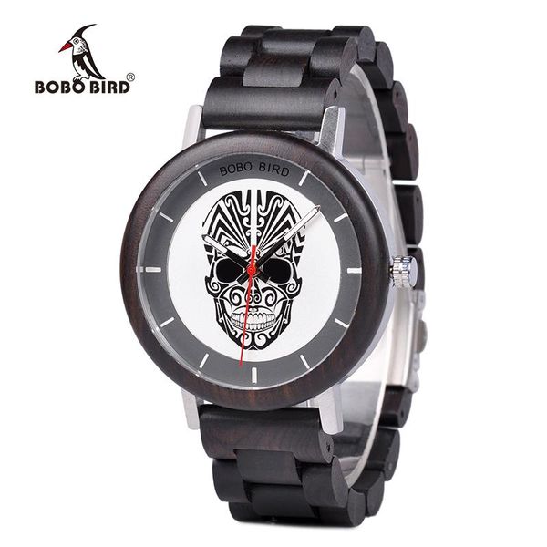 wristwatches bobo bird wooden watch men skull face timepiece with gift box relogio masculino j-q12, Slivery;brown
wristwatches bobo bird wooden watch men skull face timepiece with gift box relogio masculino j-q12, Slivery;brown