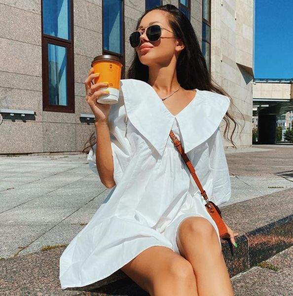 casual dresses cotton three quarter sleeve dress women sailar collar elegant solid autumn lovely mini female clothing loose, Black;gray
casual dresses cotton three quarter sleeve dress women sailar collar elegant solid autumn lovely mini female clothing loose, Black;gray