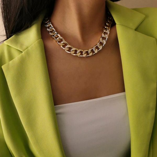 chains summer fashion gold color punk vintage necklaces thick chain statement & pendants women jewelry wholesale, Silver
chains summer fashion gold color punk vintage necklaces thick chain statement & pendants women jewelry wholesale, Silver