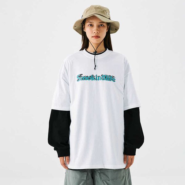 men's smokinglife 2021 fuzzy printed round neck t-shirt cotton solid color drop shoulder short sleeve, White;black
men's smokinglife 2021 fuzzy printed round neck t-shirt cotton solid color drop shoulder short sleeve, White;black