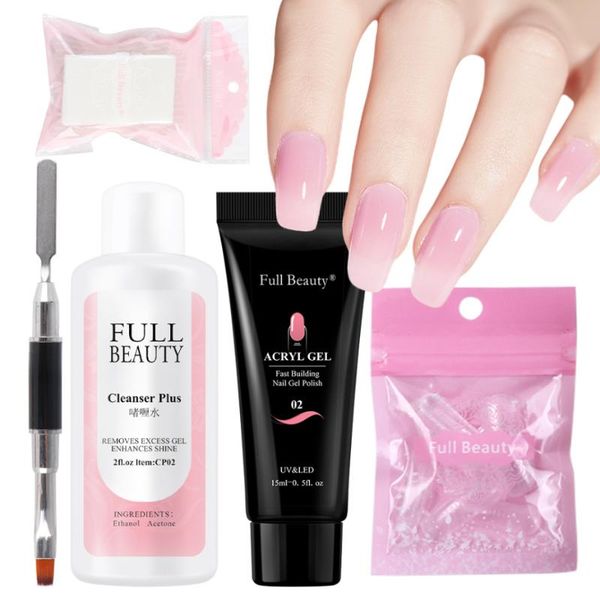 15ml poly nail gel kit fast building polish slip solution form brush acrylic manicure extension tools set la1809-5 art kits
15ml poly nail gel kit fast building polish slip solution form brush acrylic manicure extension tools set la1809-5 art kits