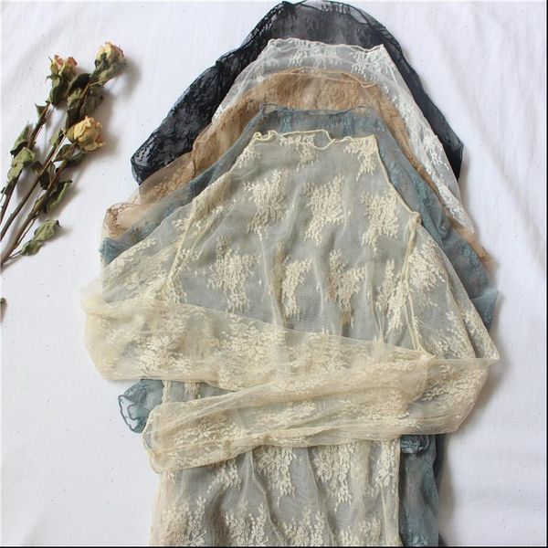 summer lace floral embroidery women shirt mesh transparent elegant see through black, White
summer lace floral embroidery women shirt mesh transparent elegant see through black, White
