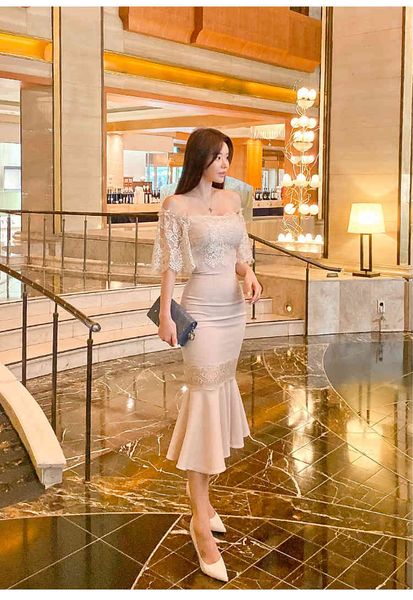 casual dresses elegant spaghetti straps lace patchwork trumpet dress women's summer sheath high waist bodycon office vestidos idvy, Black;gray
casual dresses elegant spaghetti straps lace patchwork trumpet dress women's summer sheath high waist bodycon office vestidos idvy, Black;gray