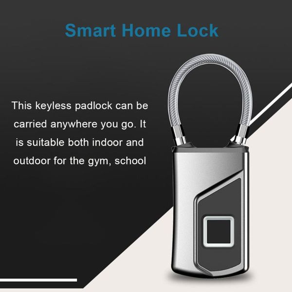 rechargeable smart lock keyless fingerprint waterproof anti-theft security padlock door luggage case usb chargeable
rechargeable smart lock keyless fingerprint waterproof anti-theft security padlock door luggage case usb chargeable