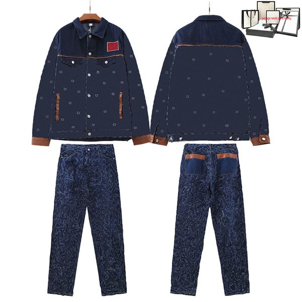 casual mens tracksuits fashion letter print jean sets hip hop cowboy jacket jeans two piece suits classics pocket botton tracksuit, Gray
casual mens tracksuits fashion letter print jean sets hip hop cowboy jacket jeans two piece suits classics pocket botton tracksuit, Gray