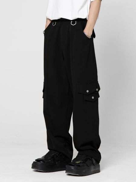 men's pants 27-46 2021 clothing hair stylist original design multi bag structure tooling trousers plus size costumes, Black
men's pants 27-46 2021 clothing hair stylist original design multi bag structure tooling trousers plus size costumes, Black