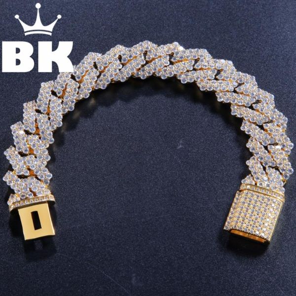 link, chain 17mm copper return form curb cuban bracelet iced out cz gold silver color for men luxury box clasp drop, Black
link, chain 17mm copper return form curb cuban bracelet iced out cz gold silver color for men luxury box clasp drop, Black
