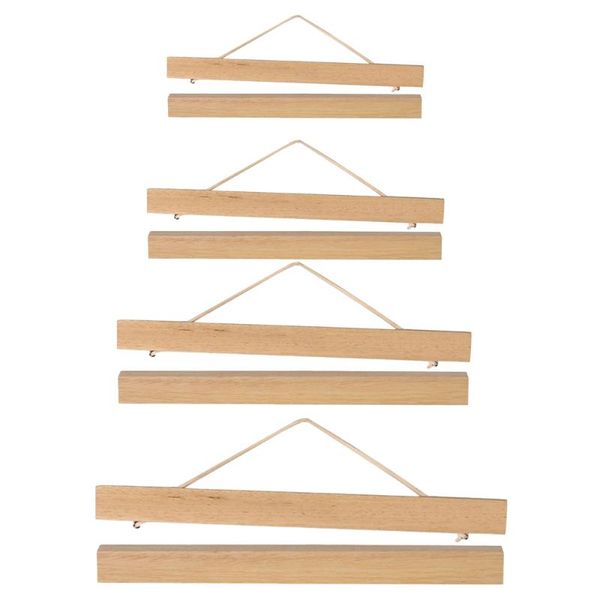 wooden poster strip rail er holder picture frame frames