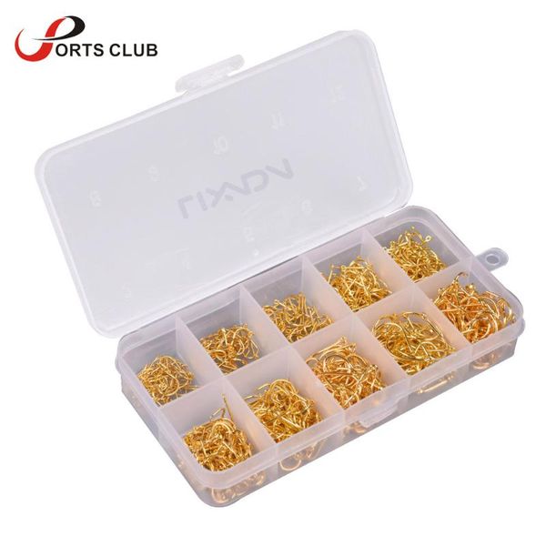 lixada 600pcs fish jig hooks with hole fishing tackle box 3# -12# 10 sizes carbon steel fishhooks
lixada 600pcs fish jig hooks with hole fishing tackle box 3# -12# 10 sizes carbon steel fishhooks