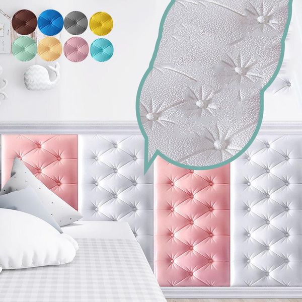 wall stickers 60x30cm 3d foam waterproof self adhesive sticker anti-collision living room bedroom soundproof wallpaper home decoration
wall stickers 60x30cm 3d foam waterproof self adhesive sticker anti-collision living room bedroom soundproof wallpaper home decoration