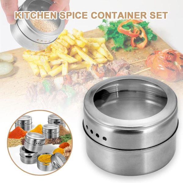 storage bottles & jars magnetic spice jar set with stickers stainless steel tins container pepper seasoning sprays tools
storage bottles & jars magnetic spice jar set with stickers stainless steel tins container pepper seasoning sprays tools