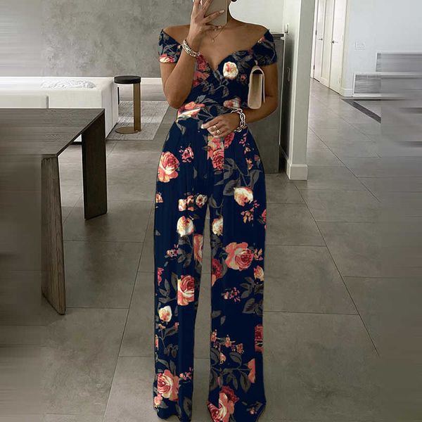 women fashion elegant sleeveless partywear jumpsuits formal party romper off shoulder floral print wide leg jumpsuit 210716, Black;white
women fashion elegant sleeveless partywear jumpsuits formal party romper off shoulder floral print wide leg jumpsuit 210716, Black;white