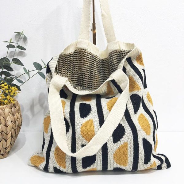 evening bags female casual crochet handle tote bag women teenager korean fashion retro leisure soft knitting shopping shopper handbag
evening bags female casual crochet handle tote bag women teenager korean fashion retro leisure soft knitting shopping shopper handbag