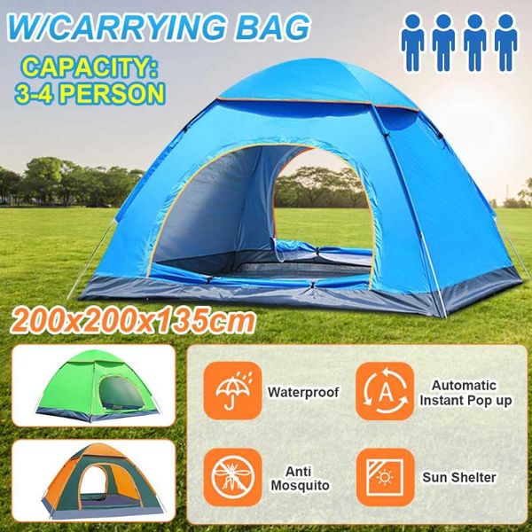 outdoor camping tent 3-4 person automatic instant up family waterproof ultralight easy open camp hiking tents sun shade and shelters
outdoor camping tent 3-4 person automatic instant up family waterproof ultralight easy open camp hiking tents sun shade and shelters