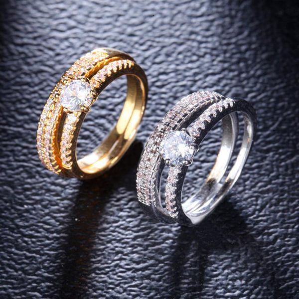 cluster rings korean couple ring luxury temperament micro inlaid zircon female engagement jewelry anniversary gift, Golden;silver
cluster rings korean couple ring luxury temperament micro inlaid zircon female engagement jewelry anniversary gift, Golden;silver