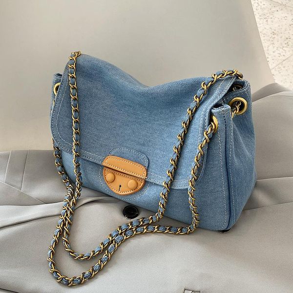 evening bags female large capacity canvas bag 2021 blue denim chain shoulder messenger ladies small women's handbags zaino
evening bags female large capacity canvas bag 2021 blue denim chain shoulder messenger ladies small women's handbags zaino