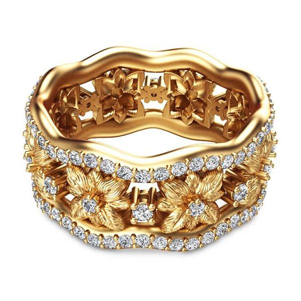 fashion gold color flower leaf rings for women accessories delicate wedding band anniversary vintage classic ring jewelry gifts cluster, Golden;silver
fashion gold color flower leaf rings for women accessories delicate wedding band anniversary vintage classic ring jewelry gifts cluster, Golden;silver