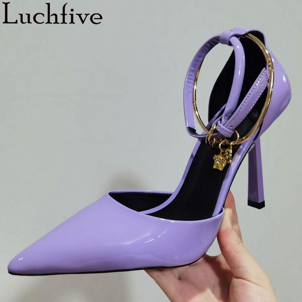 dress shoes leather metal ankle wrap sandals women pointed toe buckle strap stiletto party nightclub pumps female summer, Black
dress shoes leather metal ankle wrap sandals women pointed toe buckle strap stiletto party nightclub pumps female summer, Black