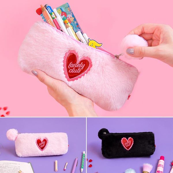 milkjoy plush heart pencil case bentoy cute embroidery cartoon student school pen bag cosmetics makup organizer for girls cosmetic bags & ca
milkjoy plush heart pencil case bentoy cute embroidery cartoon student school pen bag cosmetics makup organizer for girls cosmetic bags & ca