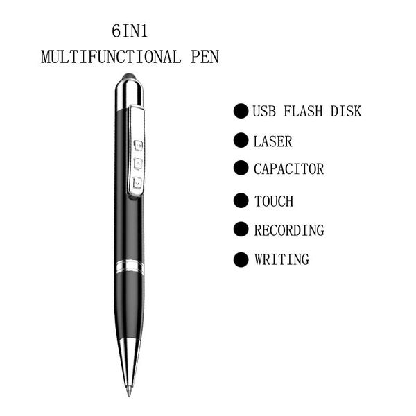 gel pens concept metal laser / capacitor touch usb flash disk recording writing 6 in 1 multifunctional ball point present pen
gel pens concept metal laser / capacitor touch usb flash disk recording writing 6 in 1 multifunctional ball point present pen
