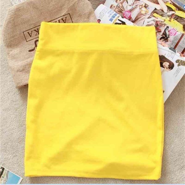 fashionable short candy color a-line hip skirt, Black
fashionable short candy color a-line hip skirt, Black