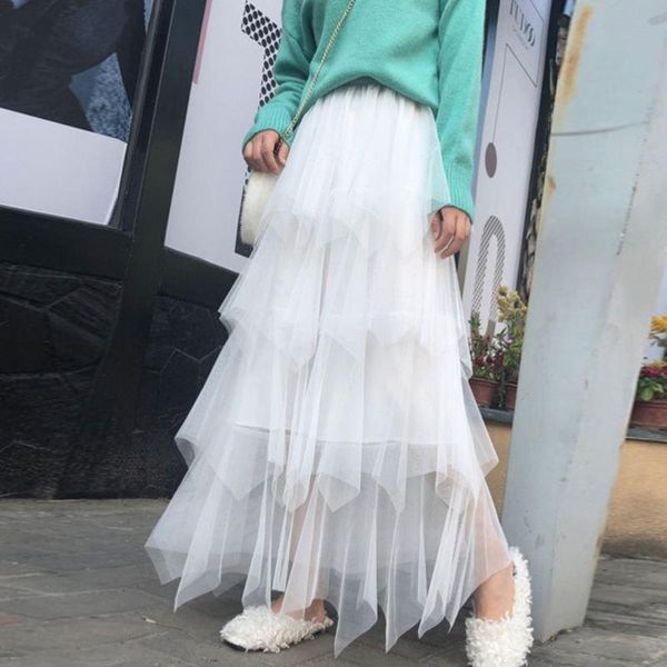 skirts spring fashion mesh tutu skirt summer elastic waist pleated tulle long vestido women casual solid party saias faldas jupe, Black
skirts spring fashion mesh tutu skirt summer elastic waist pleated tulle long vestido women casual solid party saias faldas jupe, Black