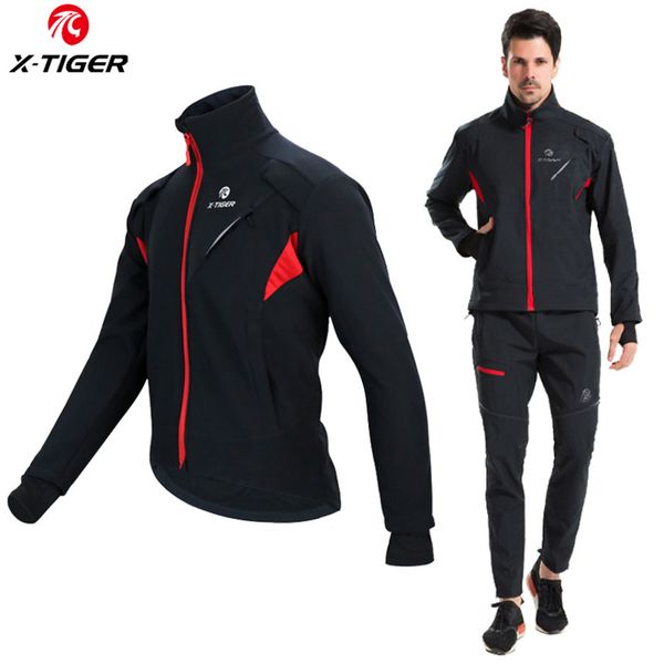 x-tiger men's wool bicycle et, reflective windbreaker, windproof sportswear, Black
x-tiger men's wool bicycle et, reflective windbreaker, windproof sportswear, Black