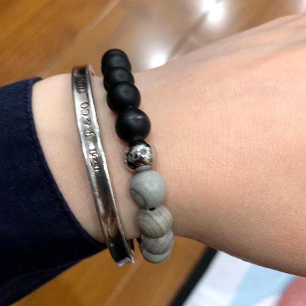 beaded, strands 8mm beads natural stone lucky bracelet stainless steel handmade men couple friendship bracelets women jewelry drop, Black
beaded, strands 8mm beads natural stone lucky bracelet stainless steel handmade men couple friendship bracelets women jewelry drop, Black