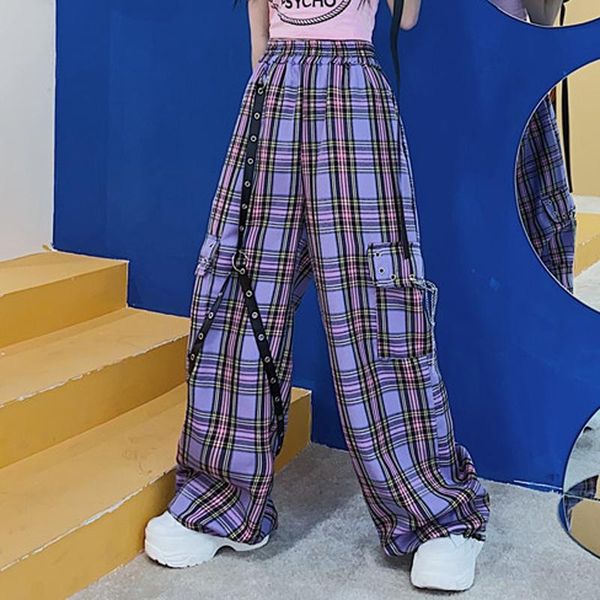 women's pants & capris zoki purple plaid women y2k harajuku chain checked trousers famale high waist casual streetwear summer fashion 2, Black;white
women's pants & capris zoki purple plaid women y2k harajuku chain checked trousers famale high waist casual streetwear summer fashion 2, Black;white