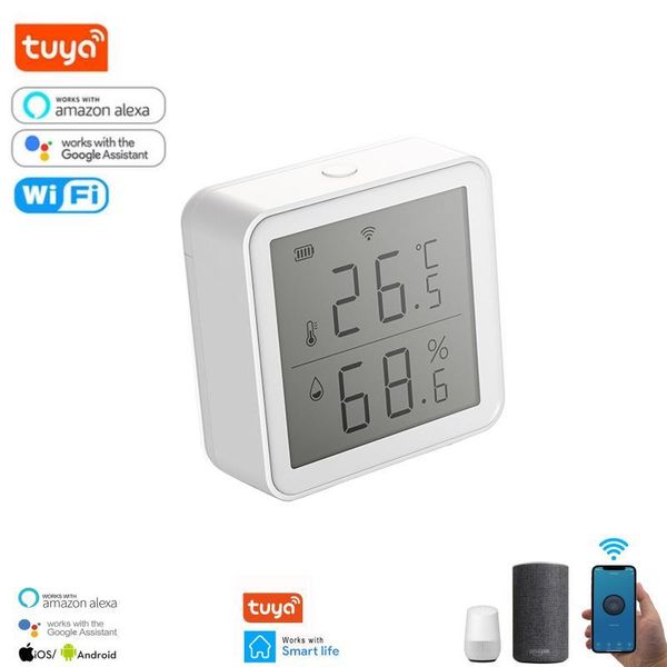 smart home control tuya wifi temperature and humidity sensor indoor intelligent thermometer meter with alexa life
smart home control tuya wifi temperature and humidity sensor indoor intelligent thermometer meter with alexa life