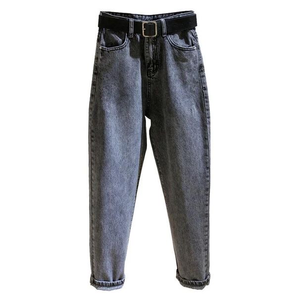 women's jeans high waist loose trousers comfortable women oversize casual straight pants leg, Blue
women's jeans high waist loose trousers comfortable women oversize casual straight pants leg, Blue