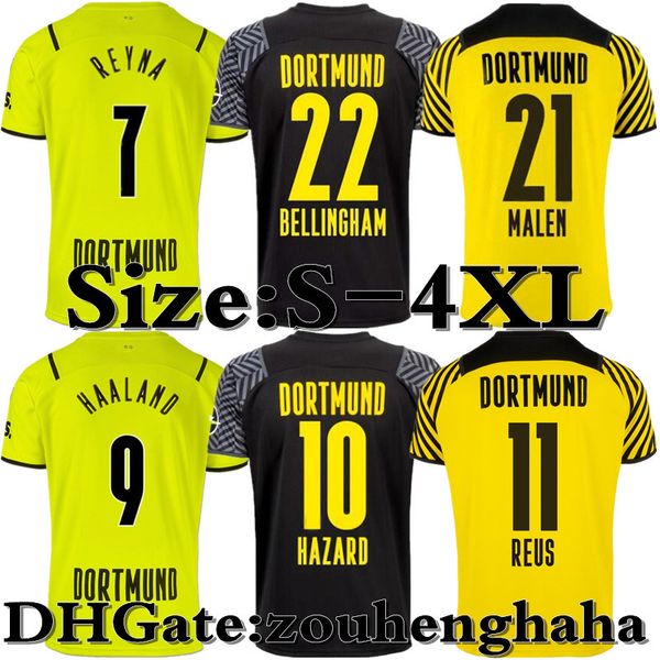 haaland soccer jerseys 2021 22 bellingham reyna hazard reus guerreiro akanji emre can reinier moukoko home away dortmund football kit size s, Black;yellow
haaland soccer jerseys 2021 22 bellingham reyna hazard reus guerreiro akanji emre can reinier moukoko home away dortmund football kit size s, Black;yellow